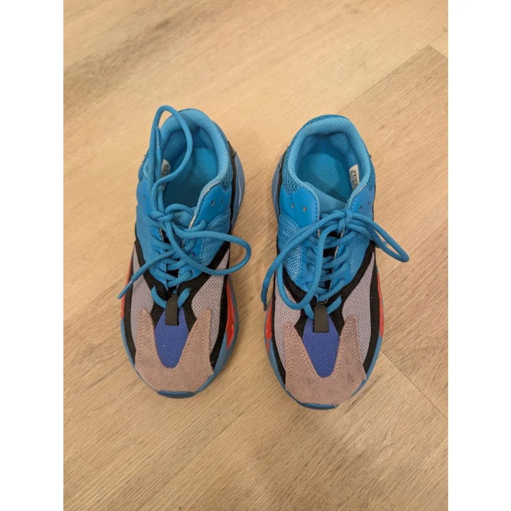Adidas Yeezy Boost 700 Hi-Res Blue Black Sneakers 6.5 (Big Boy) / Women's 8